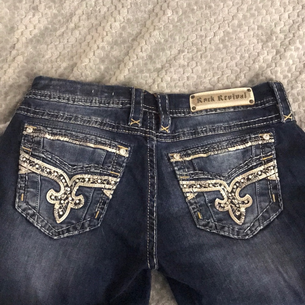 Women’s Rock Revival Jeans Size 31 Easy Boot